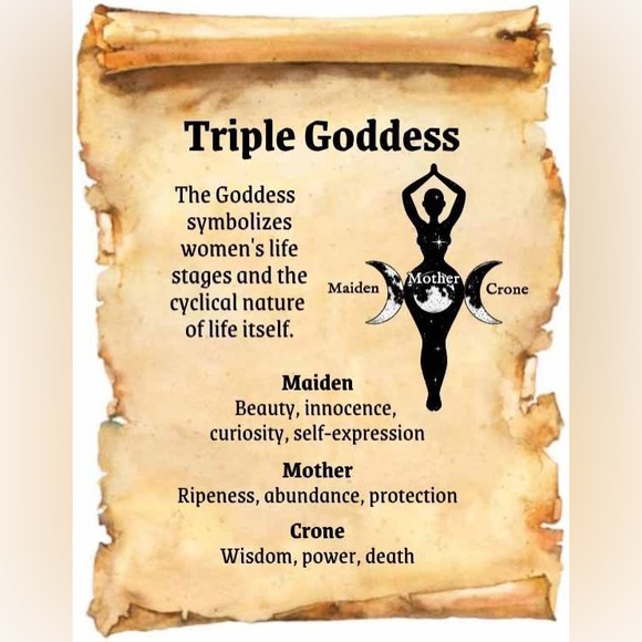 $2 Triple Goddess Opening Charm $2 WITH ANY ORDER OF $10 OR MORE - Picture 3 of 12